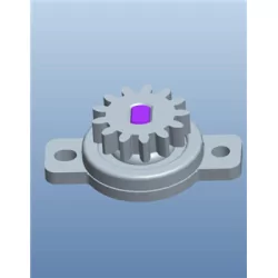 DMP-A1 / RFRT | Rotationsdämpfer mit Zahnrad | Gecko Fastener GmbH 2