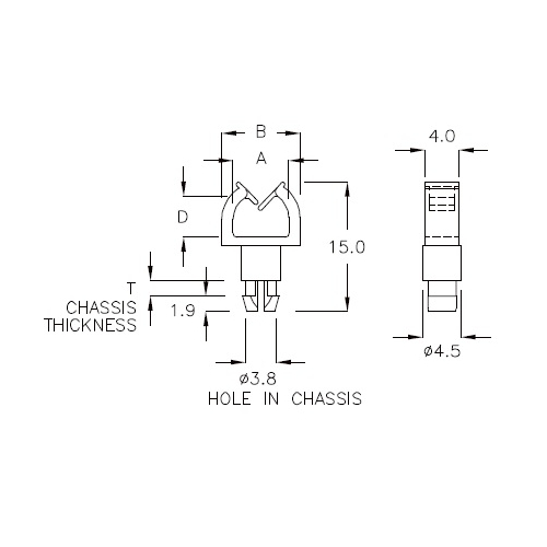 GCH-04A - Kabelhouder (Wire Saddle) | Gecko Fastener GmbH