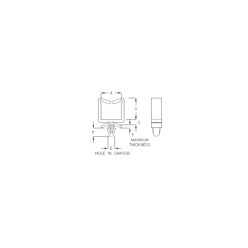 GCH-05 - Kabelhalter (Wire Saddle) | Gecko Fastener GmbH