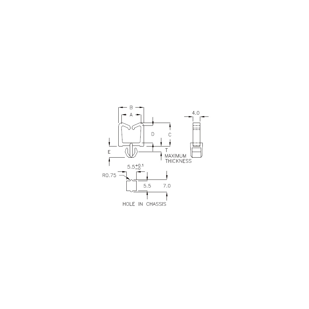 GCH-08 - Kabelhouder (Wire Saddle) | Gecko Fastener GmbH