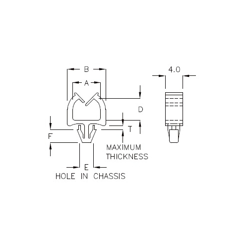 GCH-1HK - Soporte para cables (Wire Saddle) | Gecko Fastener GmbH