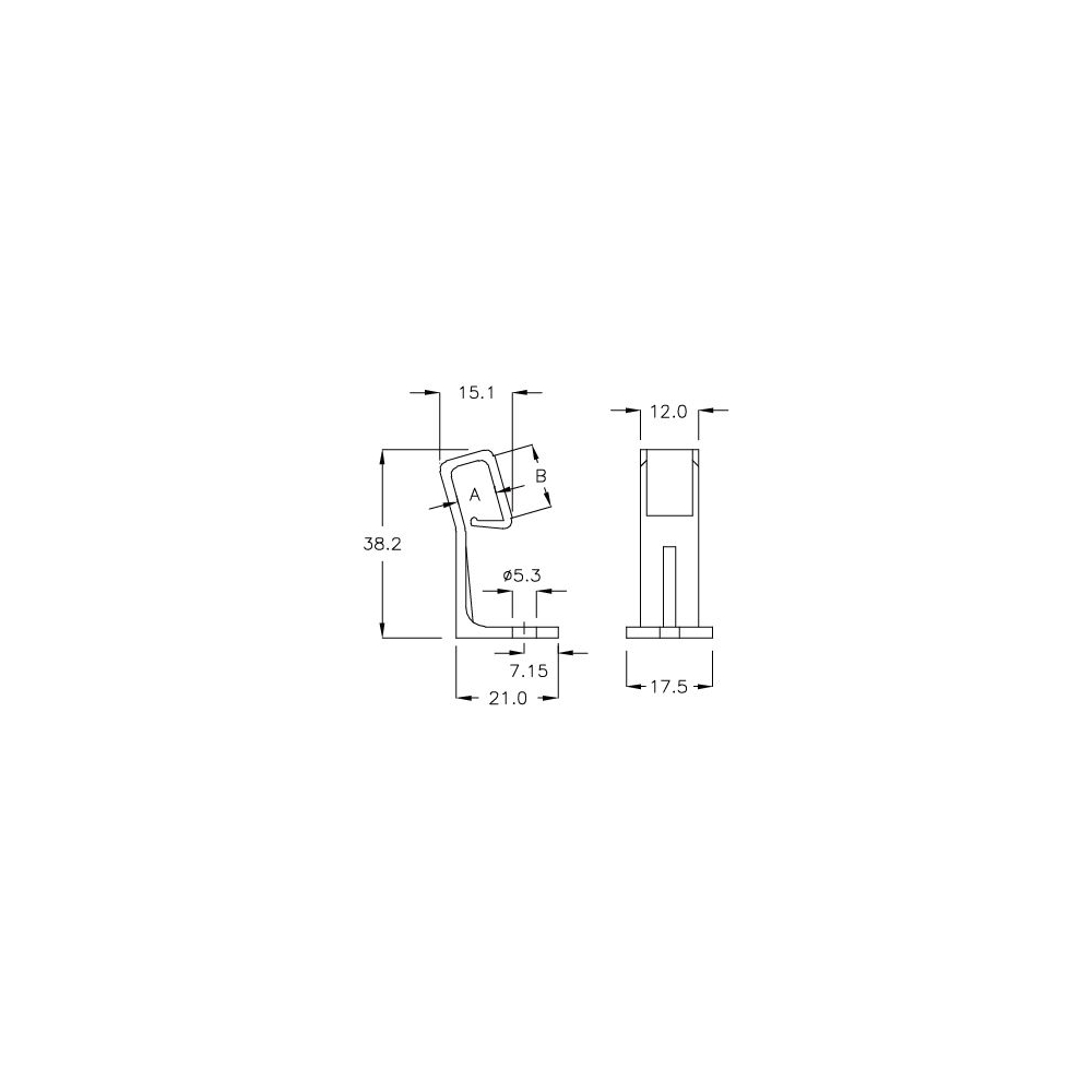 GCH-38 - Soporte para cables (Wire Mount) | Gecko Fastener GmbH