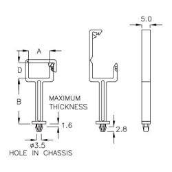 GCHB-26A - Kabelhalter (Wire Saddle) | Gecko Fastener GmbH 2