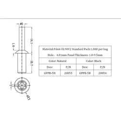 GPPR-5 / PPR-5 / Remaches expansibles | Remaches de compresión | Gecko Fastener GmbH 2