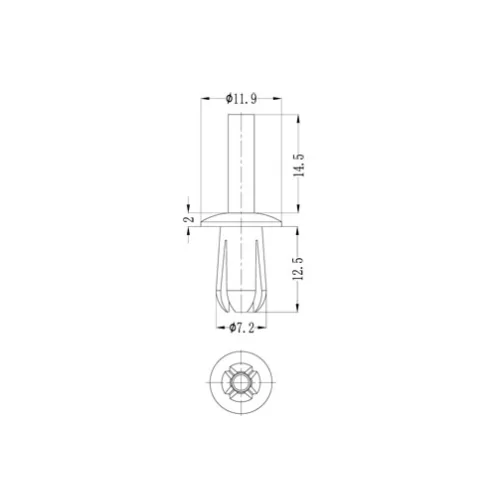 GPPR-6 / PPR-6 / Drucknieten / Treibstift | Gecko Fastener GmbH