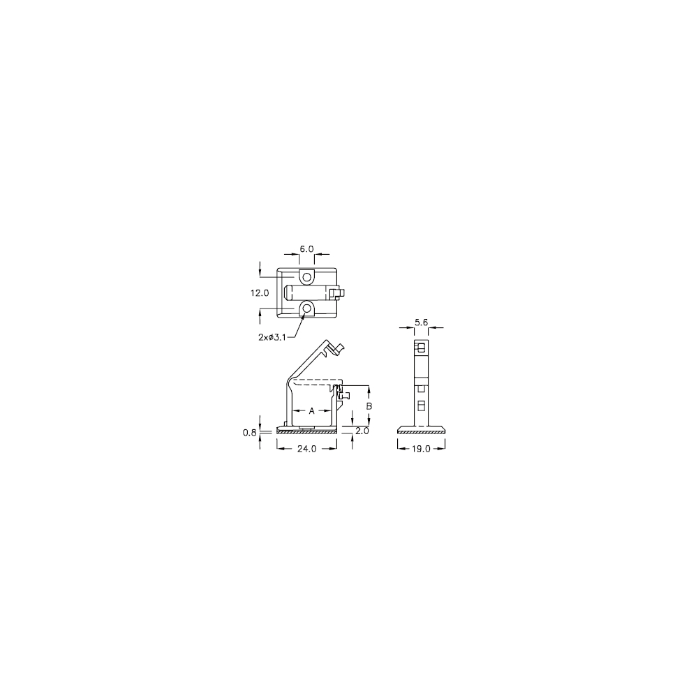 GCKZA-16K - Kabelhalter (Wire Saddle) | Gecko Fastener GmbH