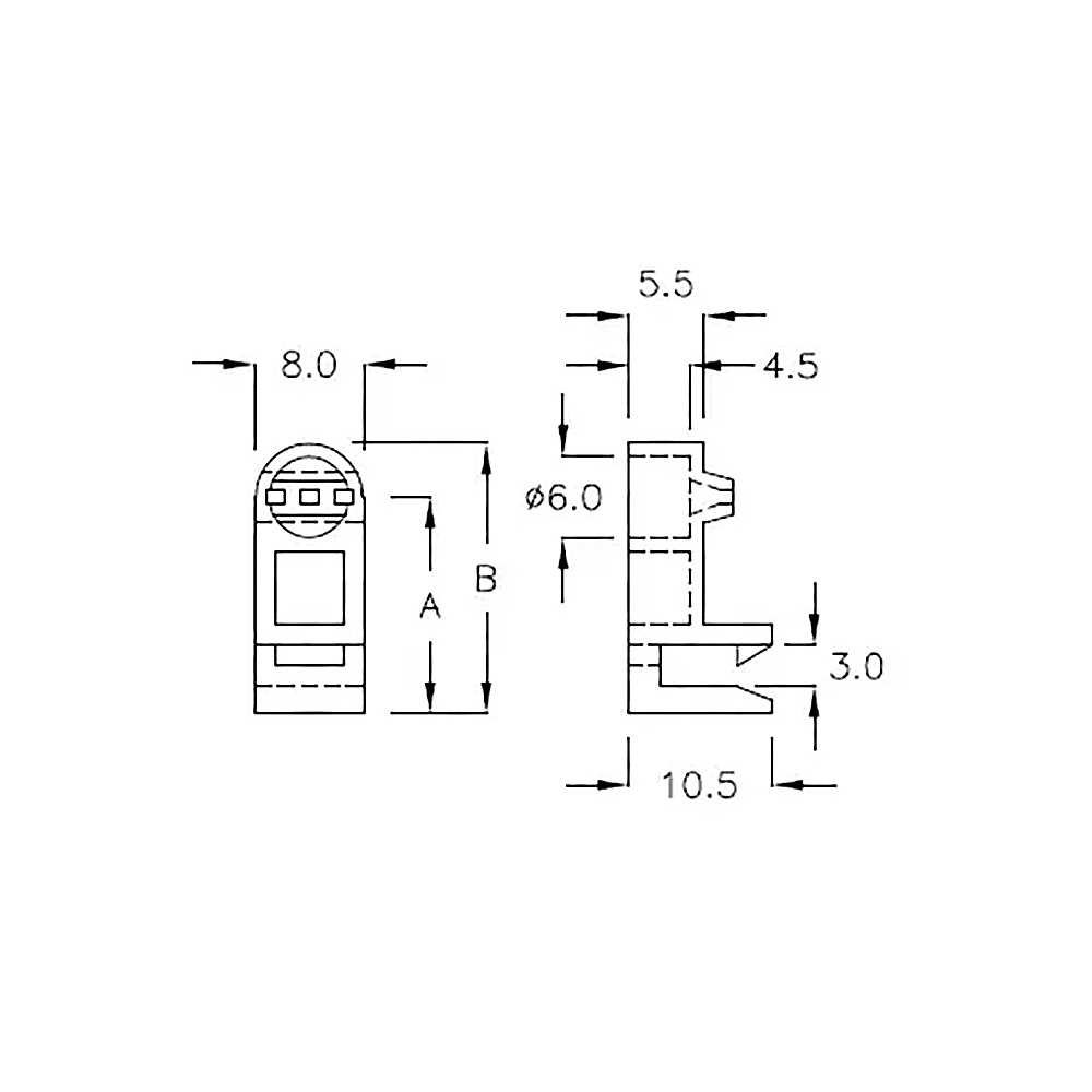 GEDA-11 - LED-Gehäuse | Gecko Fastener GmbH