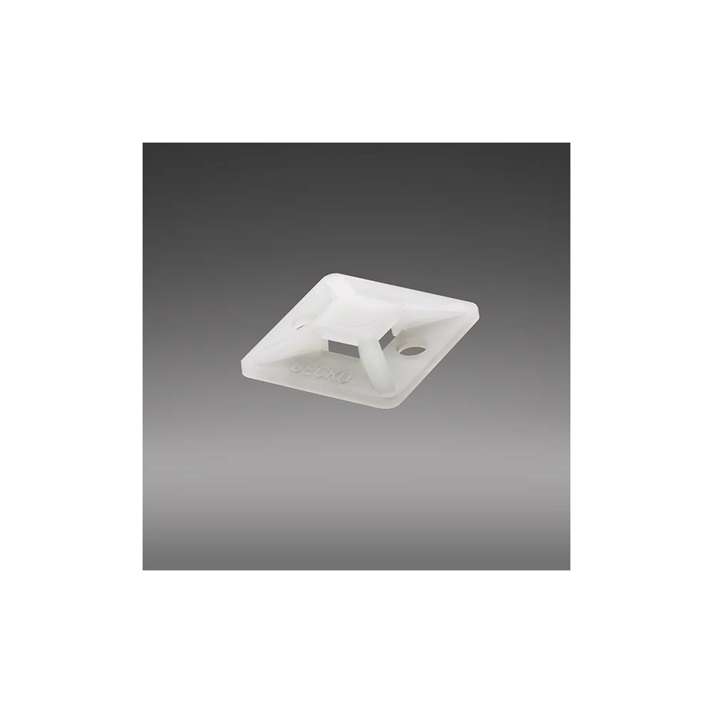 GCTM-AT | Cable tie holder / flat mounting base | Gecko Fastener GmbH