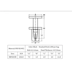 GRP4065B / SRP4065B | Rivetti espandibili | Gecko Fastener GmbH 2