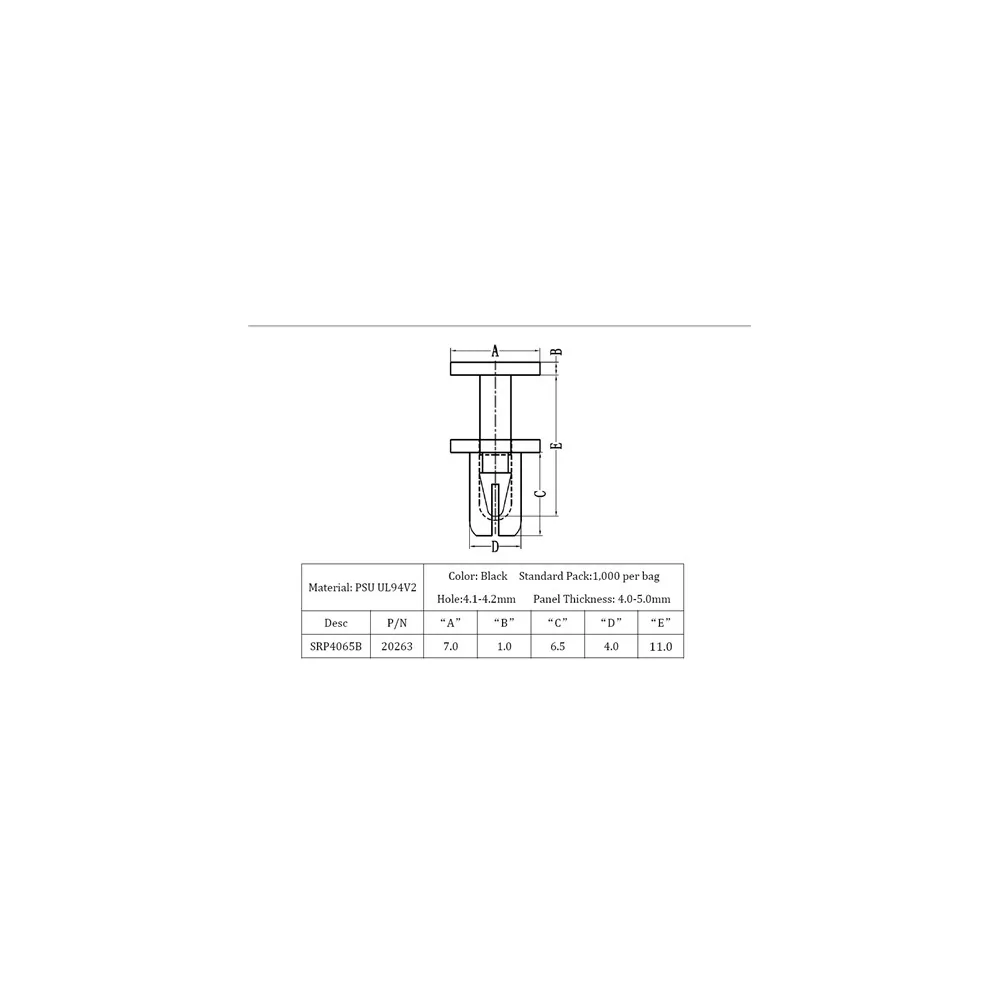 GRP4065B / SRP4065B | Rivetti espandibili | Gecko Fastener GmbH