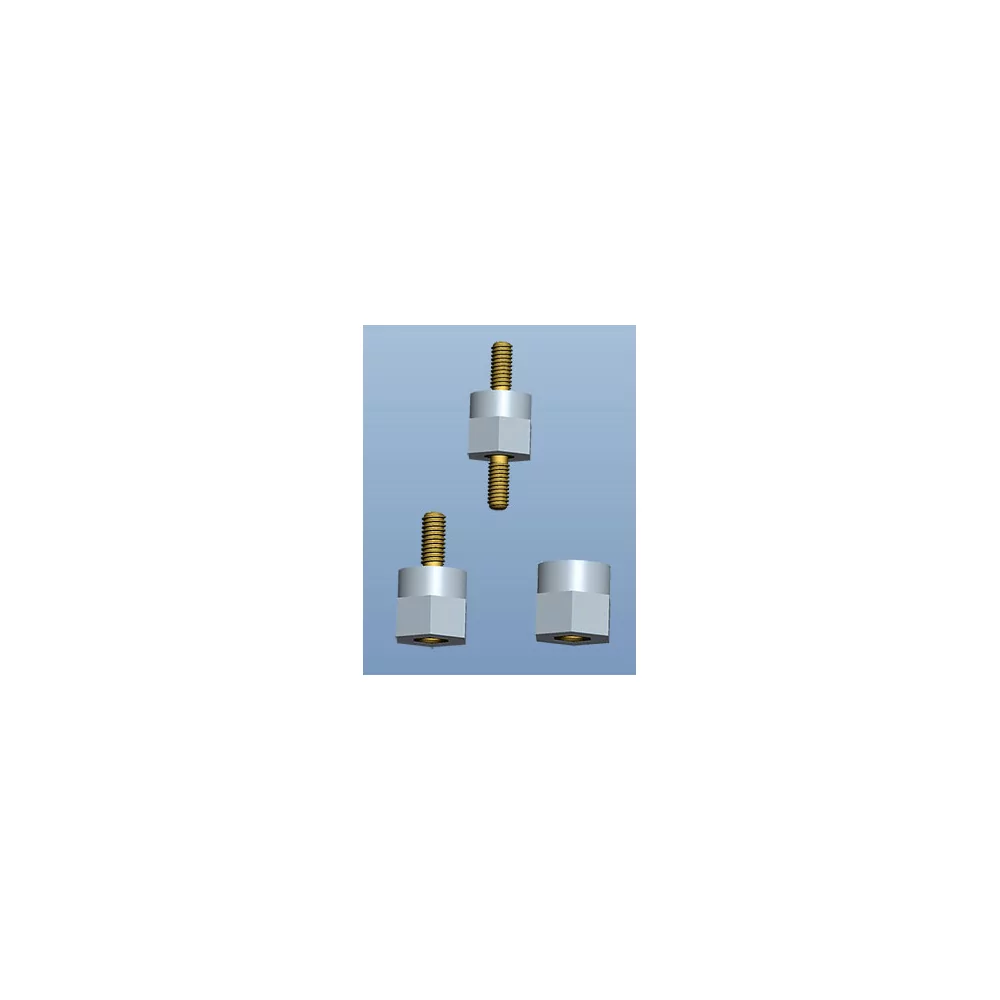 Isolierabstandshalter, Hexagonal, Nylon, Messing | Gecko Fastener GmbH