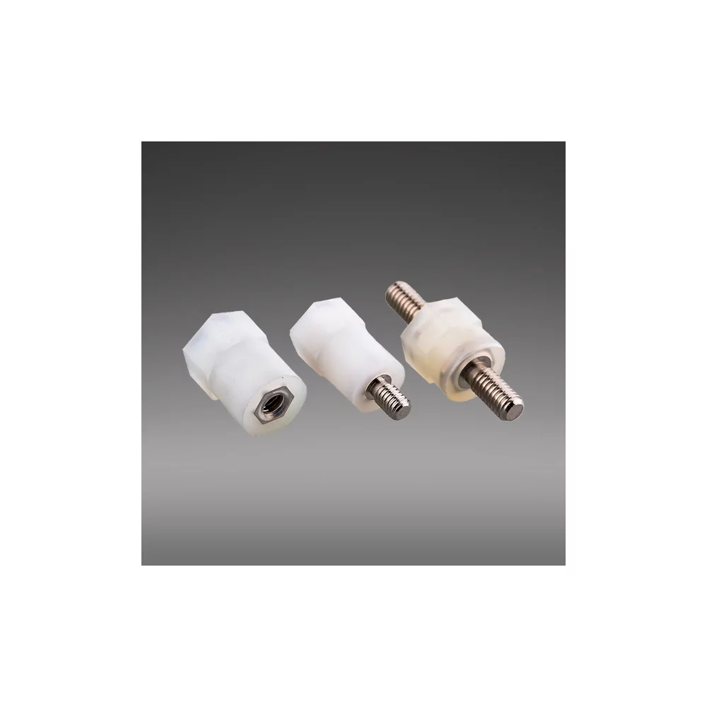 Isolierabstandshalter, Hexagonal, Nylon, Messing | Gecko Fastener GmbH
