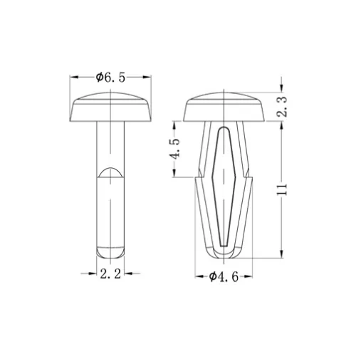 GDF-30110 | Quick fastener | Gecko Fastener GmbH