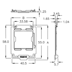 GHFX-61CP - Hole Protector | Gecko Fastener GmbH 2