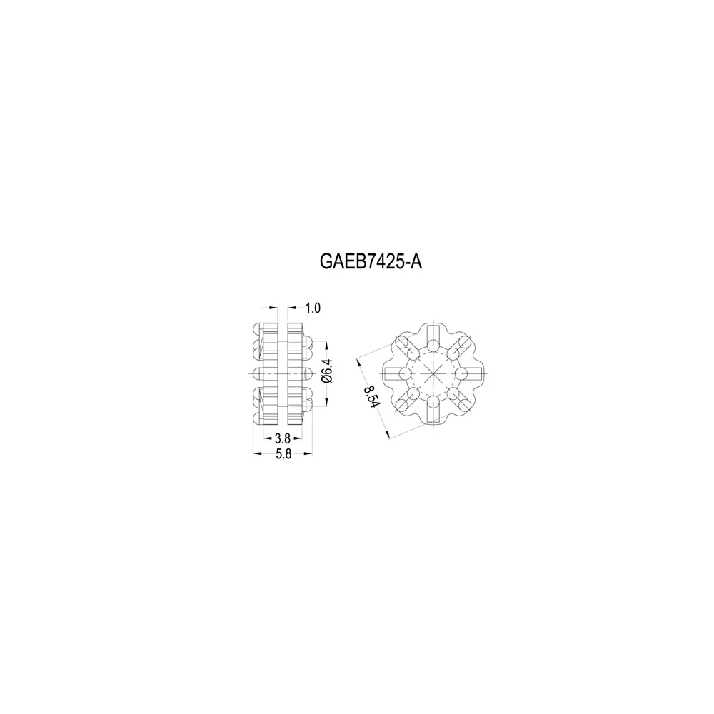 GäB7425 / Vibration Grommet | Gehäusezubehör | Gecko Fastener GmbH