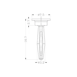 GCLP-3000 / Bevestigingsknop | Gecko Fastener GmbH 2