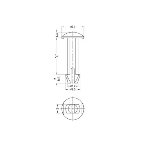 GALP100 / SLP100 | Snapslotpin | Gecko Fastener GmbH