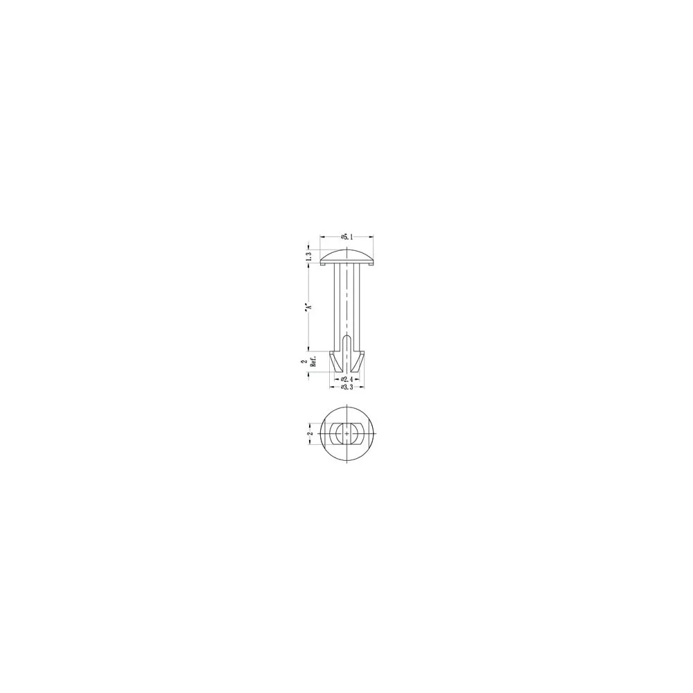GALP100 / SLP100 | Schnappverschluss Pin | Gecko Fastener GmbH
