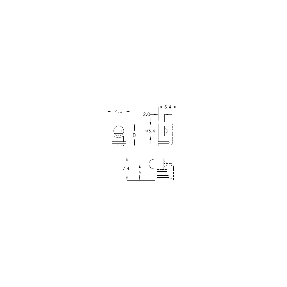 GLMD-5A - LED housing | Gecko Fastener GmbH