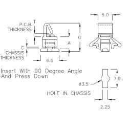 GLSZ-4A - Entretoise | Gecko Fastener GmbH 2