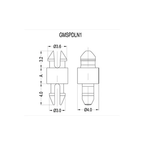 GMSPDLN1 / Distanziatore in miniatura | Gecko Fastener GmbH