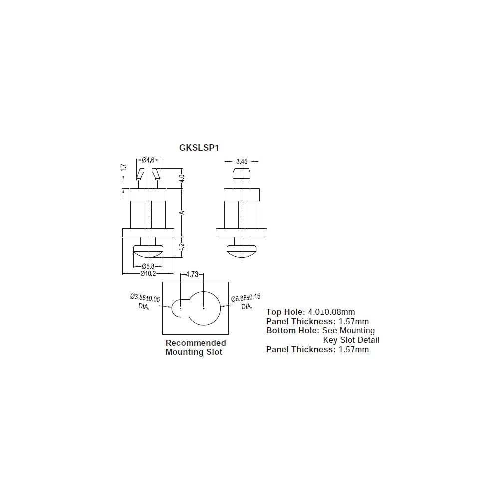 GKSLSP1 / KSLSP1 | Bajonetsluitring | Gecko Fastener GmbH
