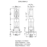 Cupped Reverse Locking Circuit Board Support