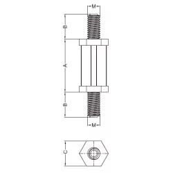 GHTS-MM / HTSN / Entretoises & PCB | Gecko Fastener GmbH 2