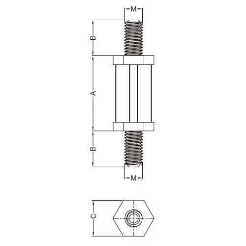 GHTS-MM / HTSN / Afstandhouder & printplaat | Gecko Fastener GmbH