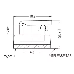 GMWSLT / MWSLT / Kabelhalter mit Verriegelung | Gecko Fastener GmbH 2