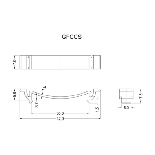 GFCCS | Portacavi a nastro | Gecko Fastener GmbH