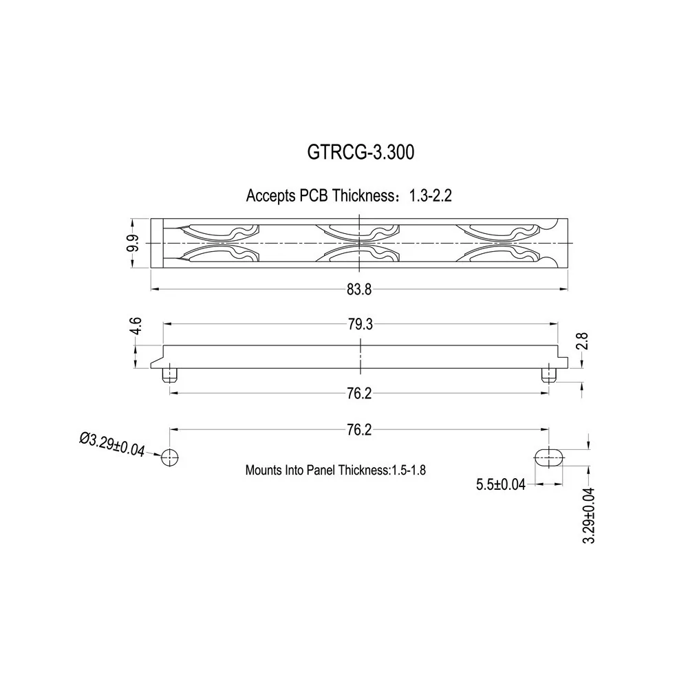 GTRCG / TRCG | Horizontale kaartgeleiding | Gecko Fastener GmbH