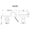 GHURC - Abrazadera de cable enchufable #2