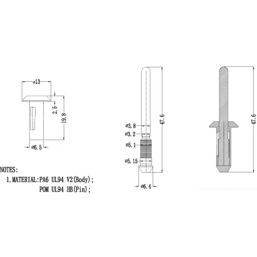 G49071780 | Remache ciego / remache "grapa" | Gecko Fastener GmbH
