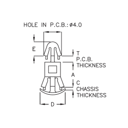 GSCN-08 - Spacer | Gecko Fastener GmbH 2