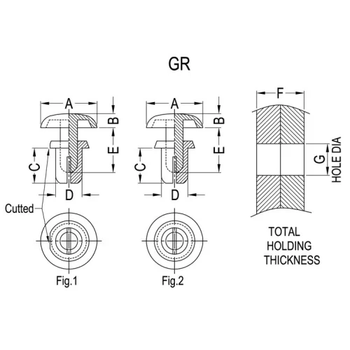 Spreiznieten / Spreizbefestigung aus Kunststoff | Gecko Fastener GmbH
