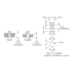 GSDF-2C - Abstandshalter | Gecko Fastener GmbH 2