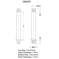 GMSPE / MSPE / Miniatur Abstandshalter | Gecko Fastener GmbH 2