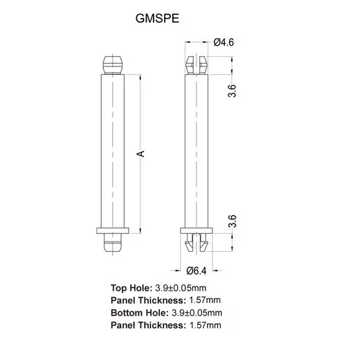 GMSPE / MSPE / Miniature spacer | Gecko Fastener GmbH