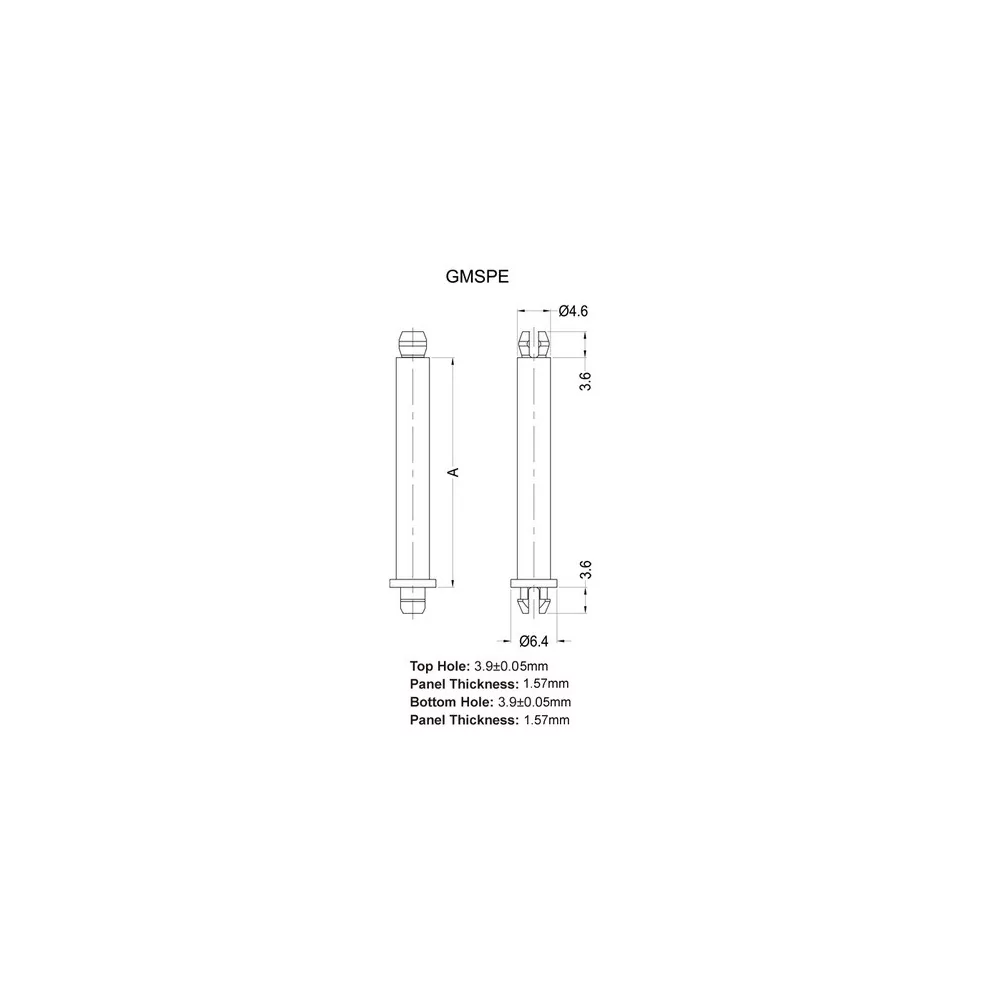 GMSPE / MSPE / Espaciador miniatura | Gecko Fastener GmbH