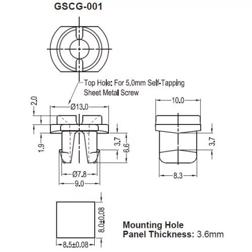 GSCG / Caño de rosca | Gecko Fastener GmbH
