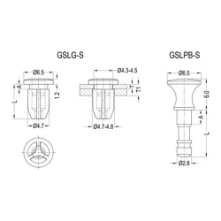 Herbruikbare klinknagel | SLG-S / GSLG-S Series | Gecko Fastener GmbH 2