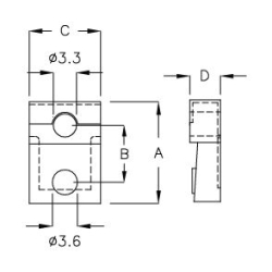 GTR-04 - Couvercle de transistor | Gecko Fastener GmbH 2