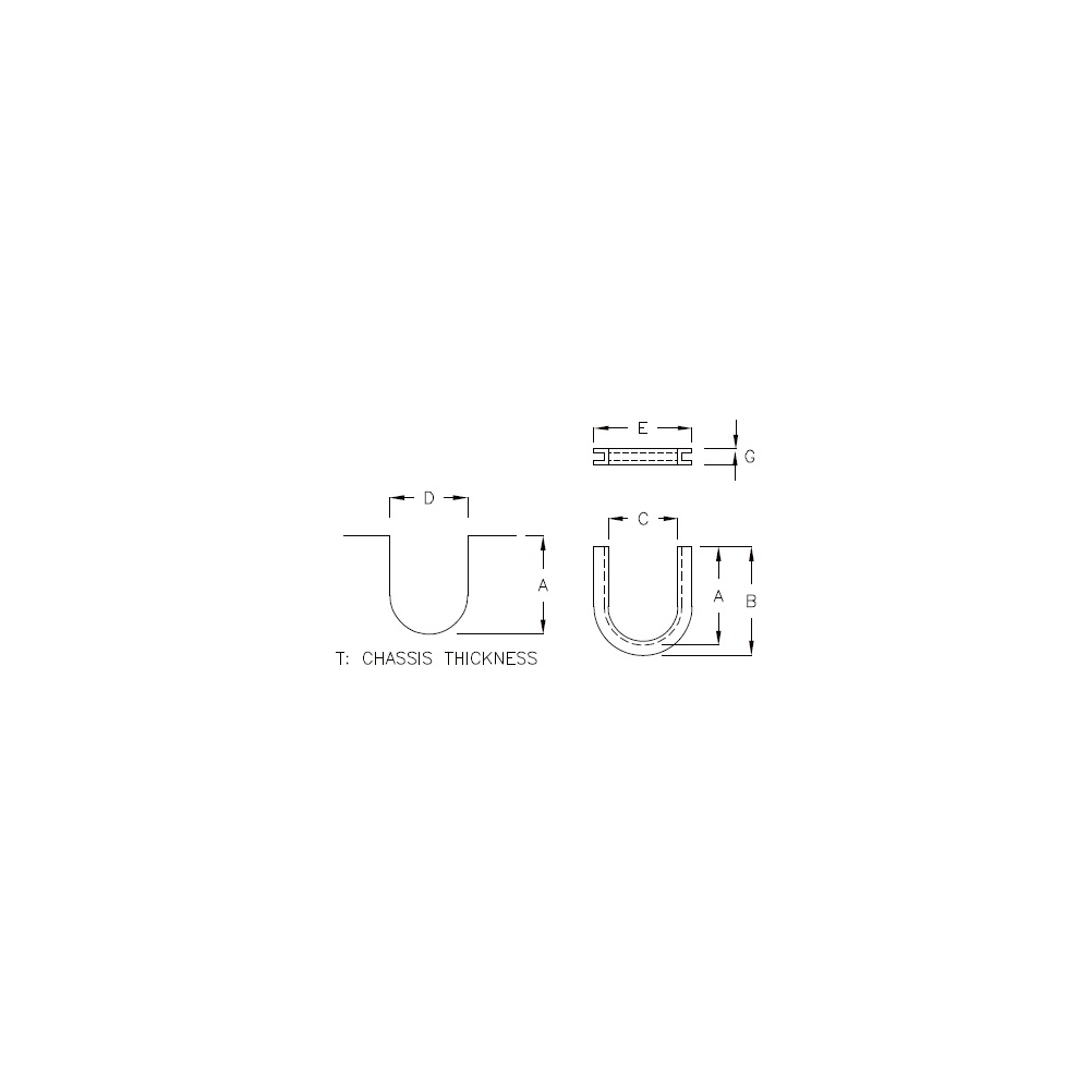 GUST-01 – Edging, U-shape. | Gecko Fastener GmbH