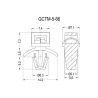 GCTM-5 - Push Mount Cable Tie Holder #2