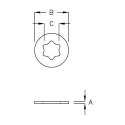 GWSH-08 - Washer | Gecko Fastener GmbH 2