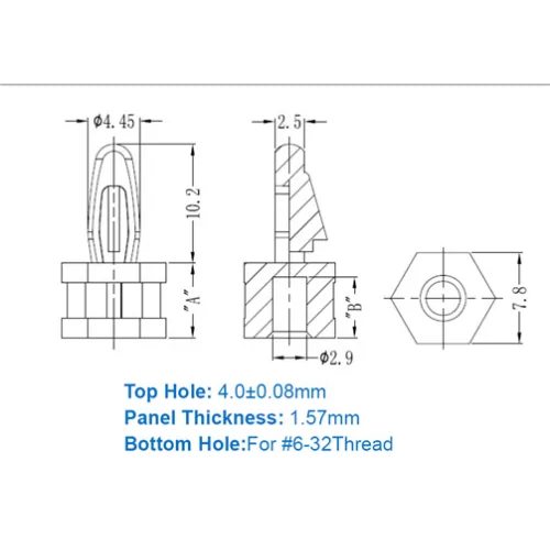 GHCBS / TCBS / Abstandshalter & PCB | Gecko Fastener GmbH