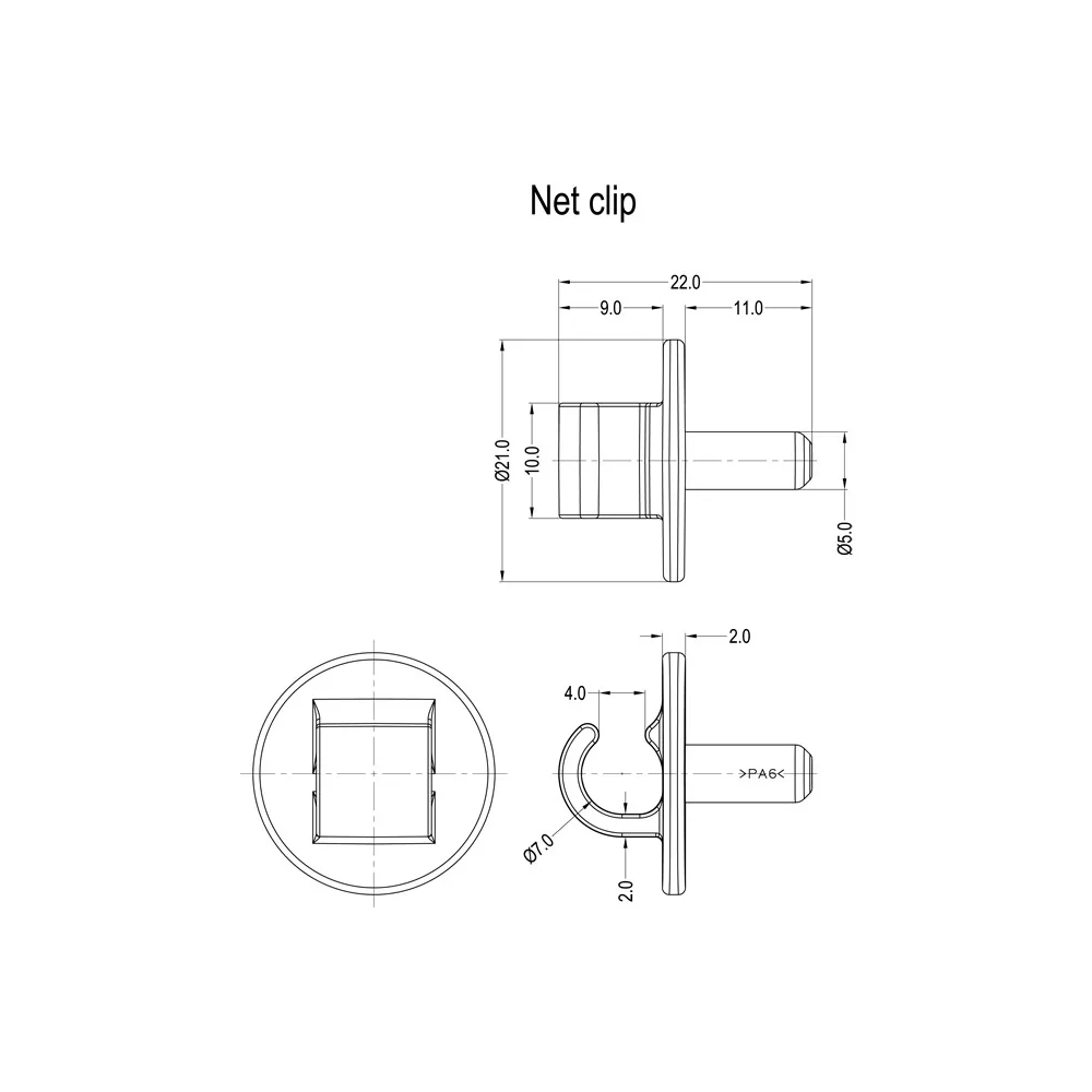 Net Clip / Clip | Gecko Fastener GmbH