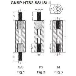 GNSP-HTS2 / Abstandshalter & PCB | Gecko Fastener GmbH 2
