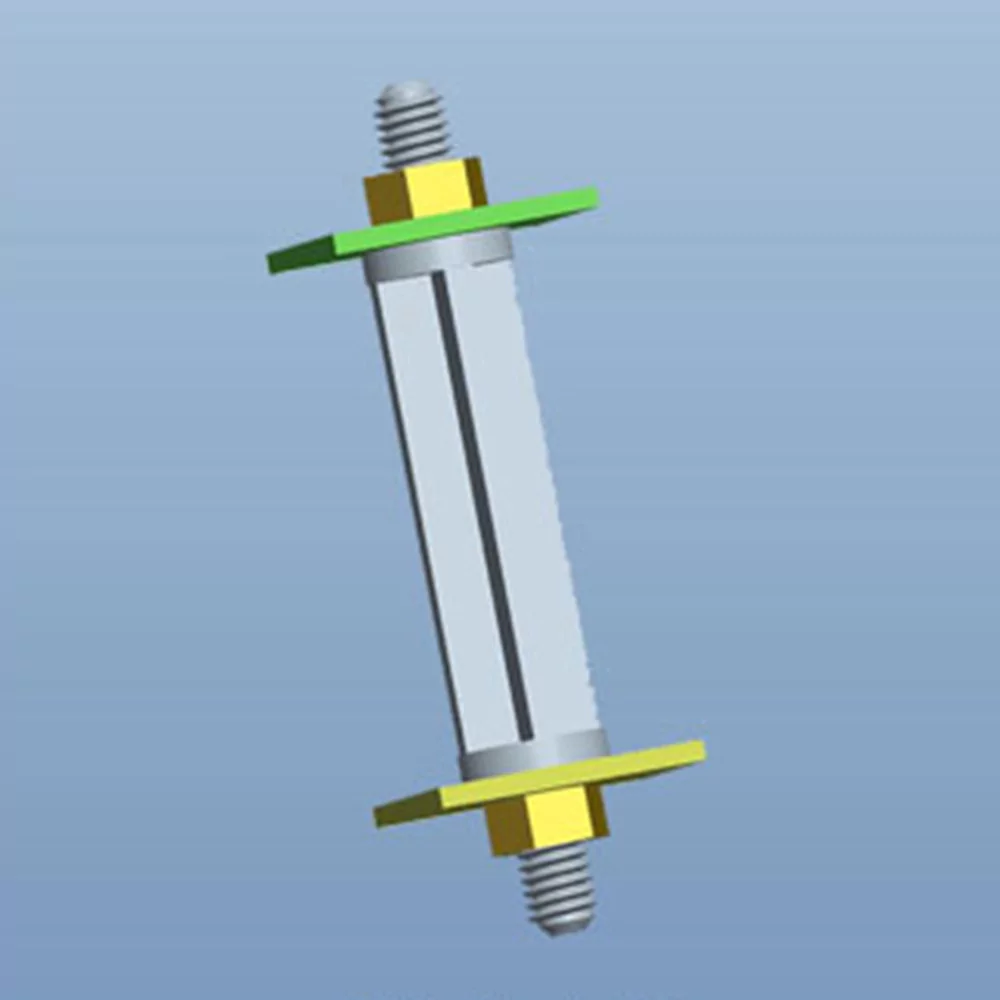 Serie GCBS-TMM - Distanciador con rosca macho/hembra | Gecko Fastener GmbH
